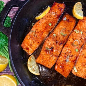 honey garlic salmon recipe