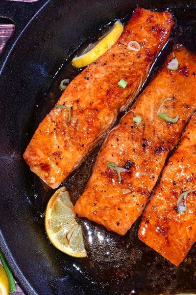 honey garlic salmon recipe