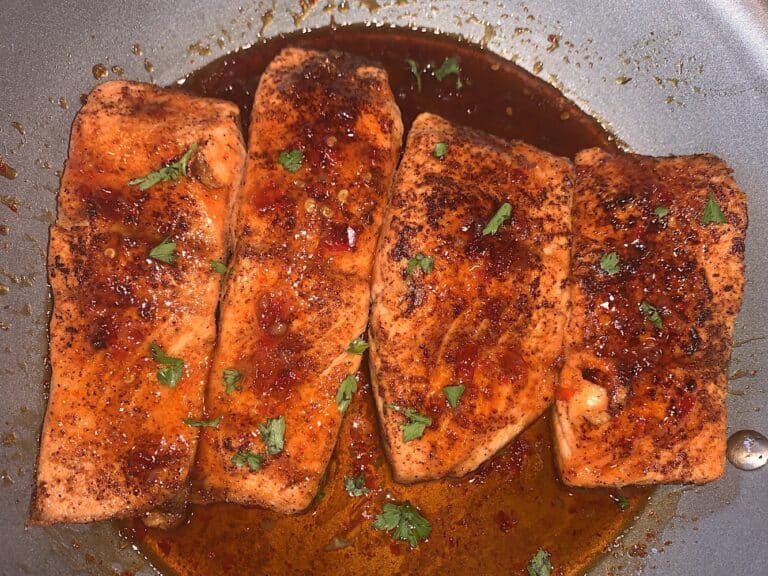 Sweet Chili Lime Salmon - Let's Eat Cuisine