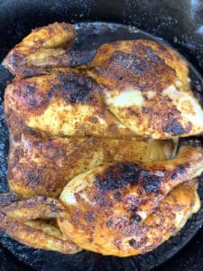 roast butterflied chicken