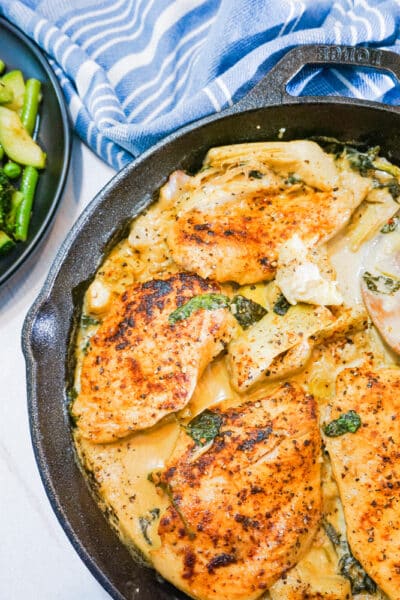 spinach artichoke chicken