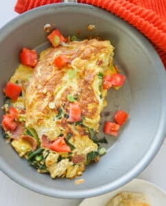 Southern Collard Greens Omelette - Let's Eat Cuisine