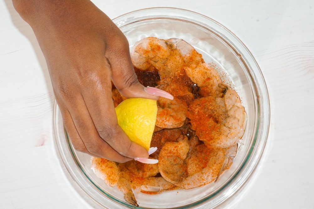 Soulfitgrill - Soulfitgrill Creole Kick Shrimp and Red Potatoes!! Cooked in  my Lodge Cast Iron skillet. #soulfitgrill www.soulfitgrill.com 1. Place 1  tbs of butter in a skillet with 1/4 of a red