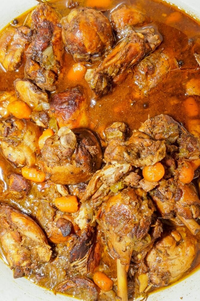 Jamaican Brown Stew Chicken - Let's Eat Cuisine