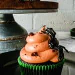 halloween dark chocolate cupcakes