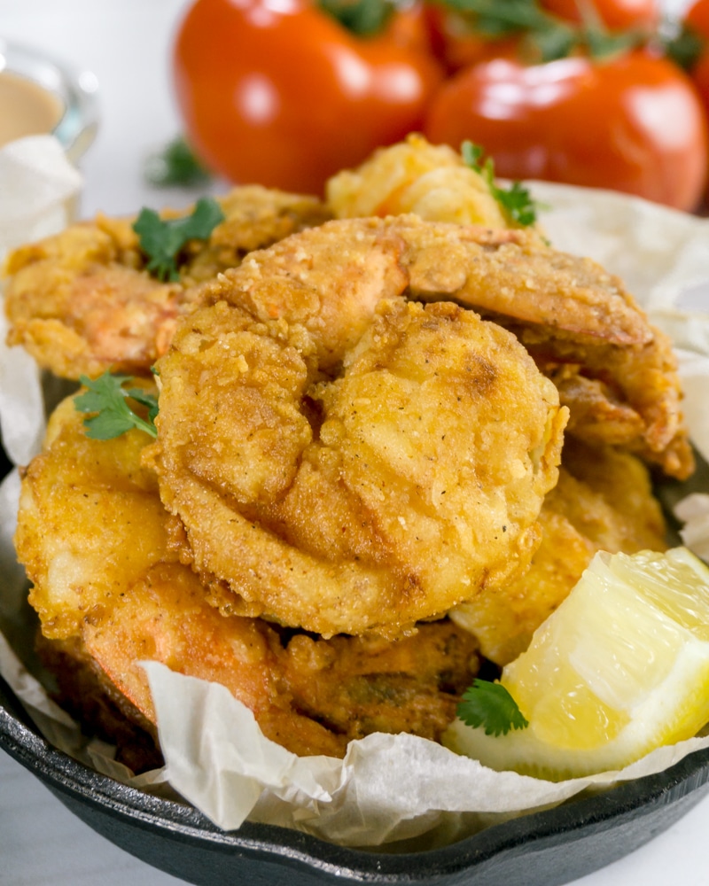 New Orleans fried shrimp