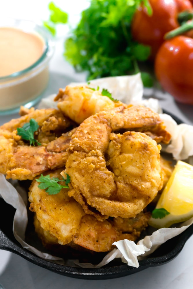 New Orleans fried shrimp