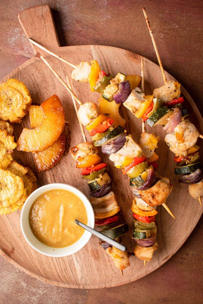 Pineapple Jerk Chicken Kabobs recipe