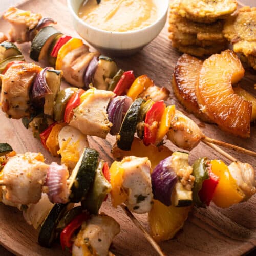 Pineapple Jerk Chicken Kabobs recipe