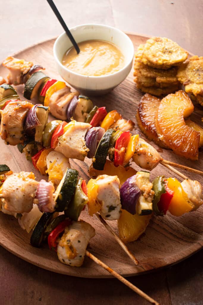 Pineapple Jerk Chicken Kabobs recipe 