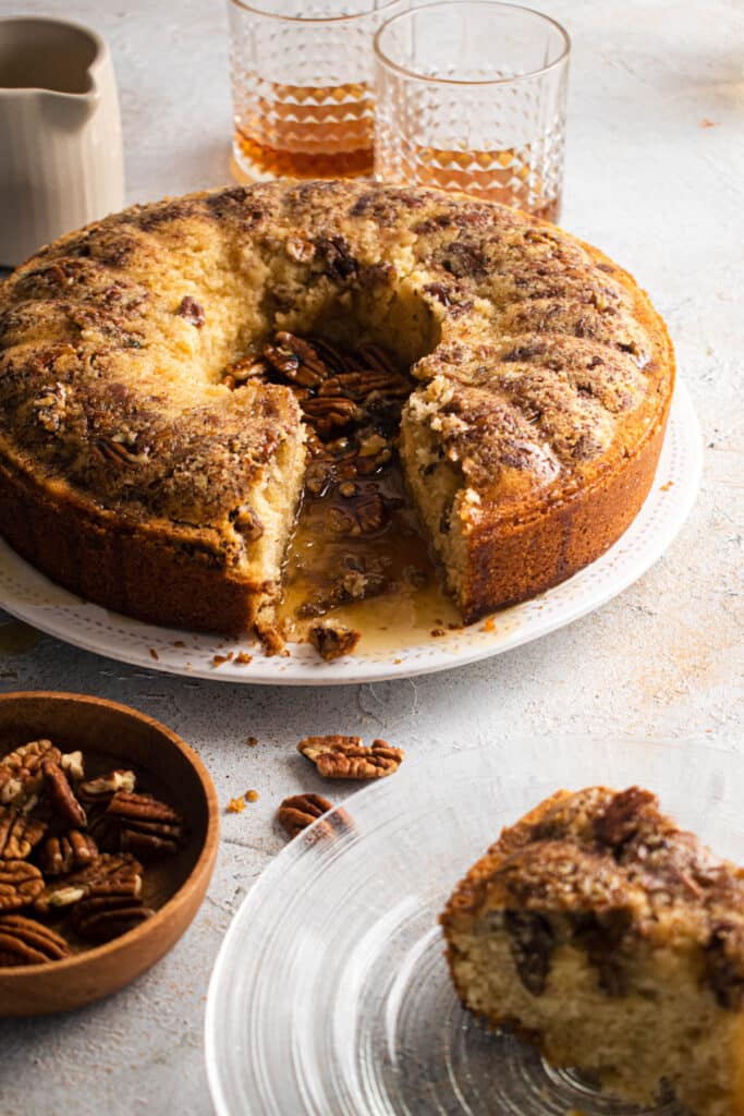 Caribbean Rum Cake with Butter Glaze - Let's Eat Cuisine