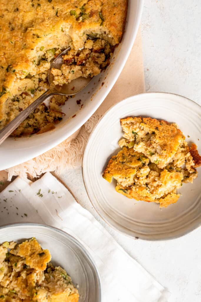 Cornbread Dressing (Stuffing) With Sausage & Sage Recipe