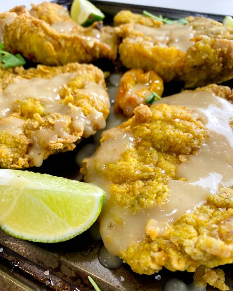 oven fried pork chops with flour