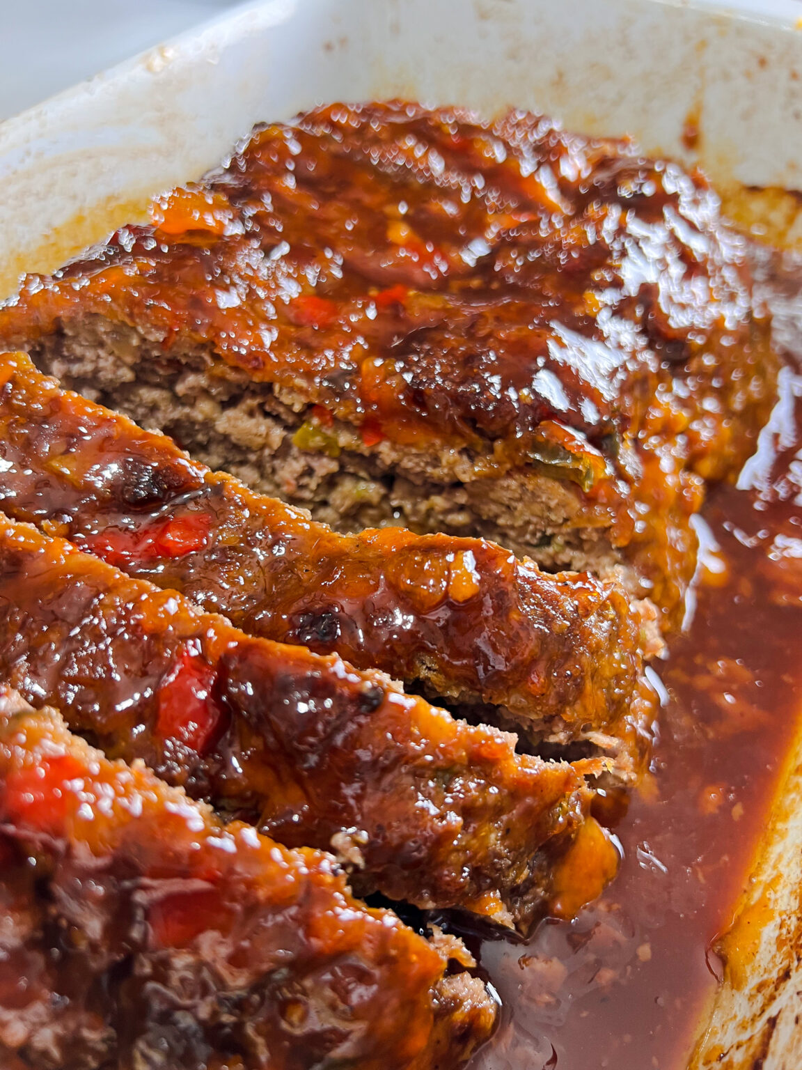 The Best Bourbon Glaze Meatloaf Let's Eat Cuisine