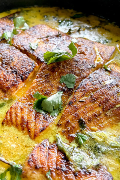 coconut curry salmon