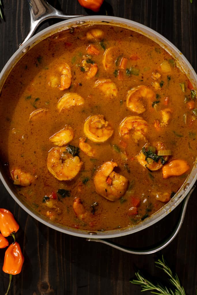 Curry shrimp 