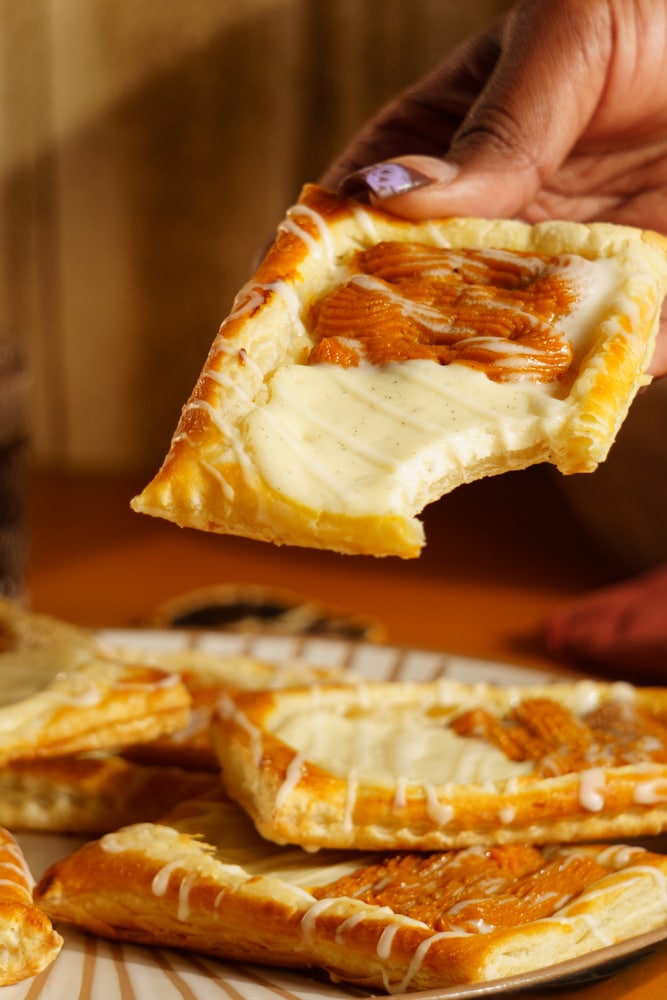 Sweet Potato Cheesecake Danish