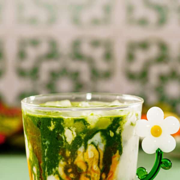 caramel apple matcha