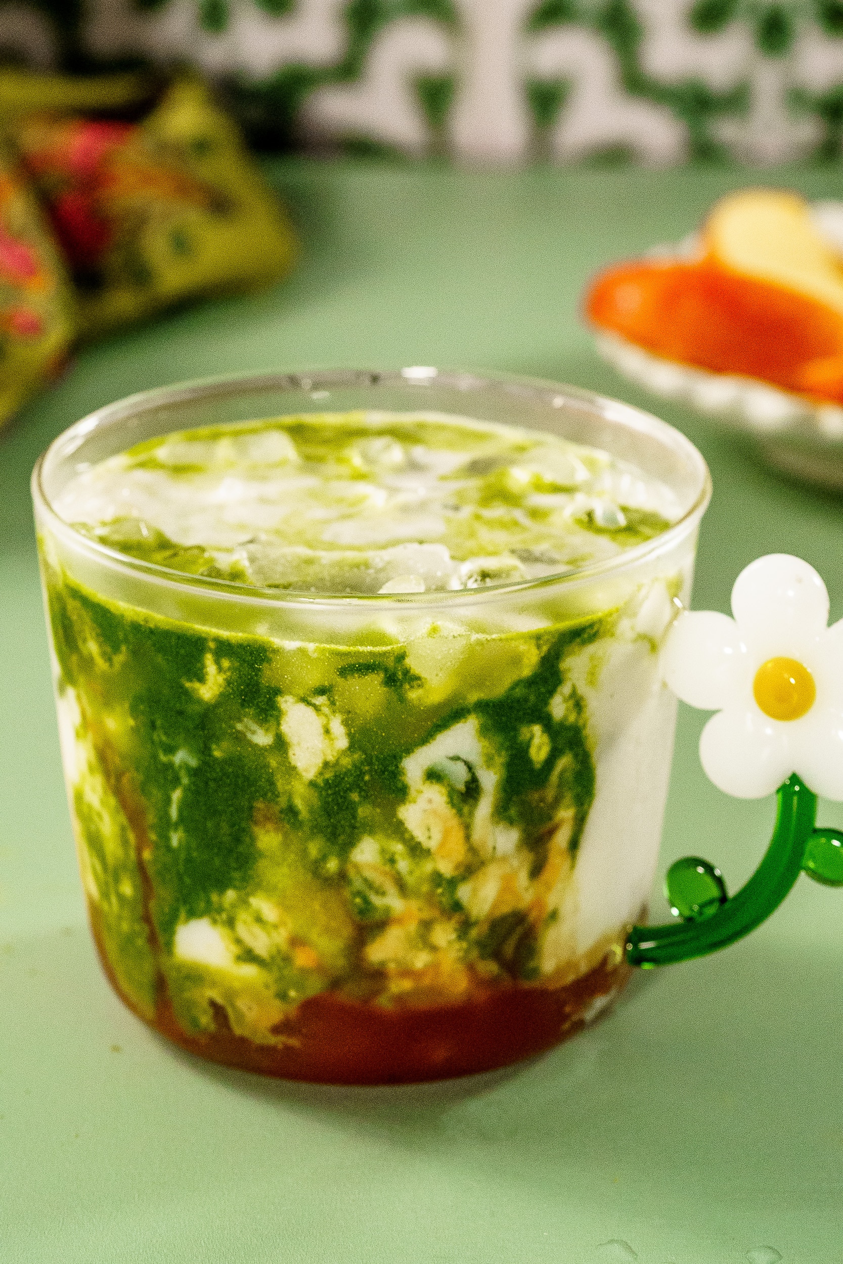 caramel apple matcha