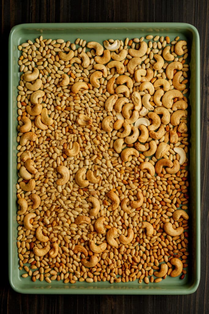 cashews and pinenuts