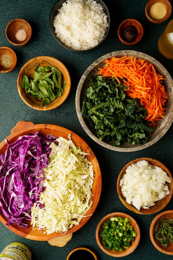 vegan fried rice ingredients
