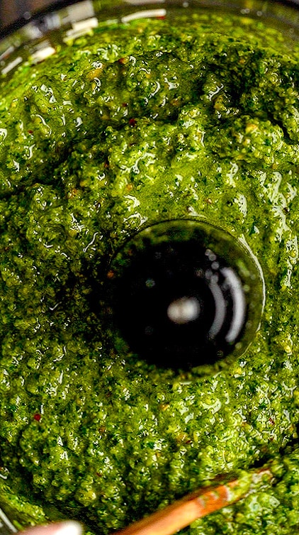 how to make vegan pesto