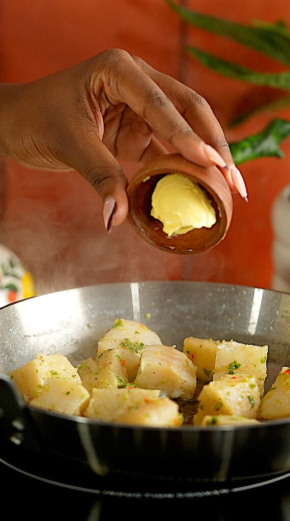 pan fried cod fish